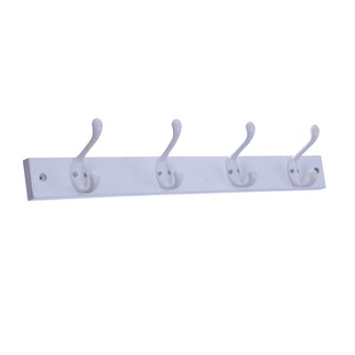Wall Hanger - White - 4 hooks